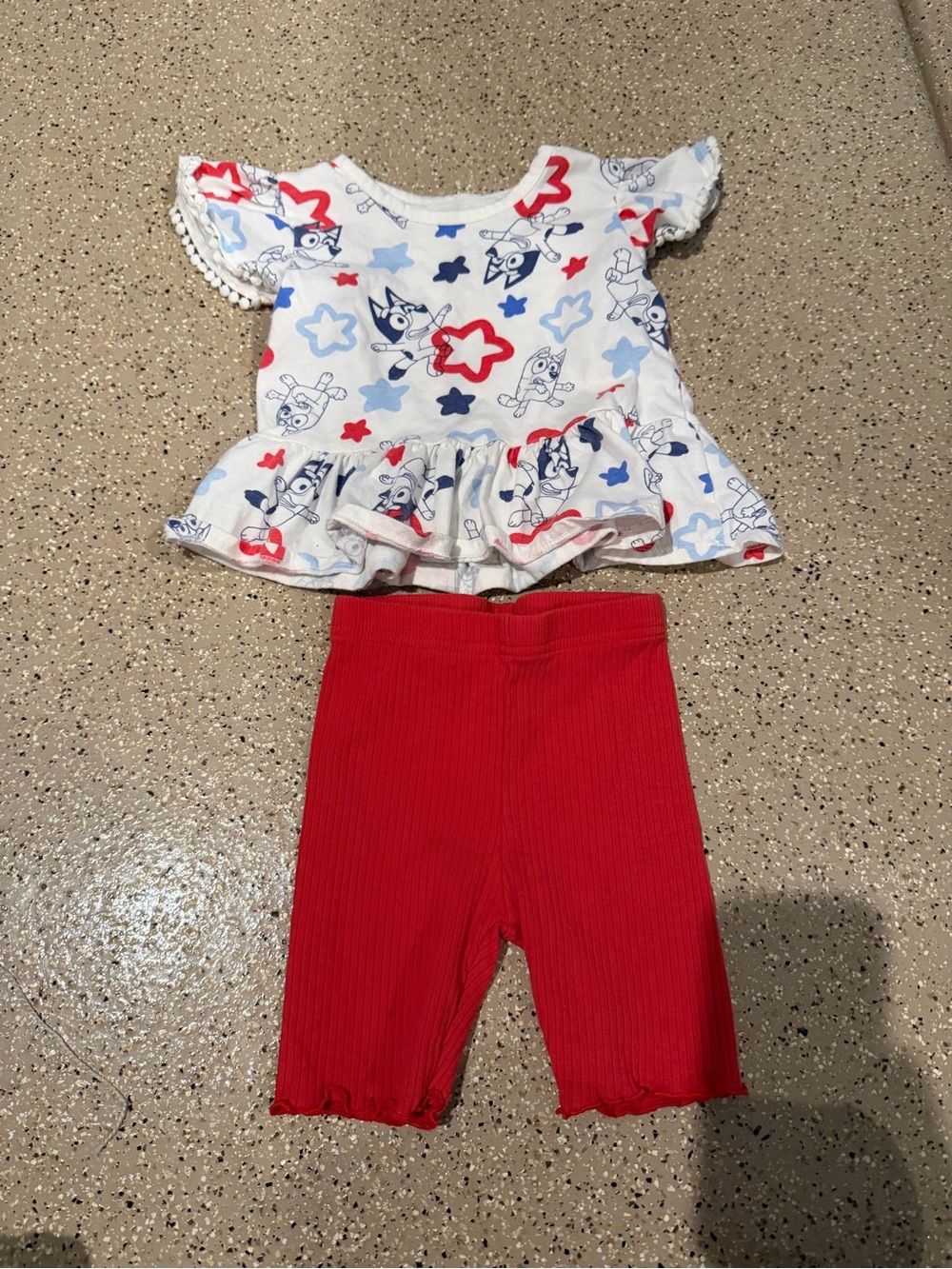 BLUEY 4th of July Patriotic Disney outfit set